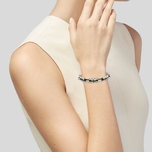 Saint Laurent Silver and Gold Chain Bracelet